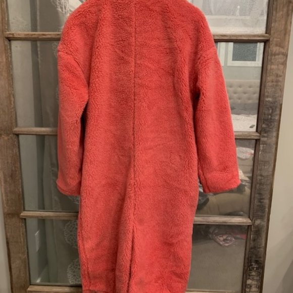 Missguided Rose Borg Teddy Patch Pocket Coat - Picture 6 of 6